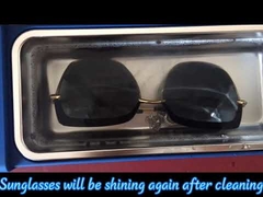 تمیزکننده اولتراسونیک دیجیتال رومیزی 42 کیلوهرتز 650 میلی‌لیتر برای جواهرات