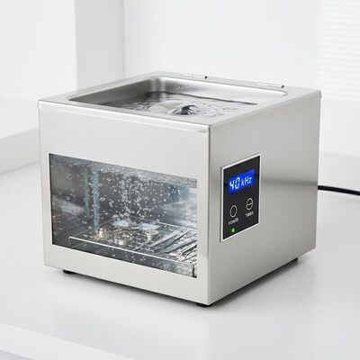 280x180x200mm تمیز کننده فوق صوتی بالای میز 40kHz حفاظت از فرکانس فوق صوتی طراحی شده برای تمیز کردن ابزار حساس