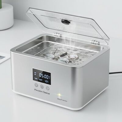 دستگاه تمیزکننده اولتراسونیک رومیزی با محافظ ایمنی و مخزن استیل ضد زنگ برای تمیز کردن تجهیزات دقیق