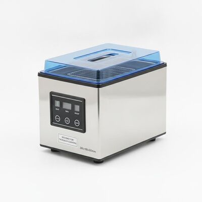 2.5L ظرفیت مخزن تمیز کردن سطح میز پاک کننده فوق صوتی واحد مخزن فولاد ضد زنگ اندازه 280x180x200mm طراحی شده برای تمیز کردن کامل