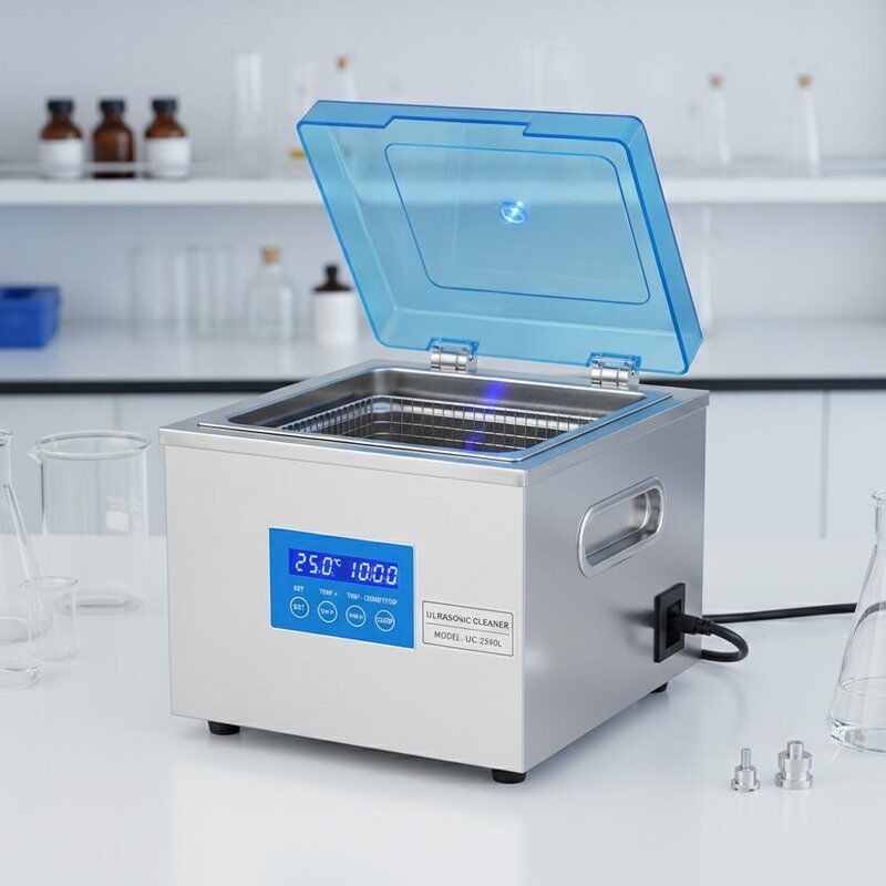 ظرفیت مخزن تمیز کننده 2.5 لیتری، پاک کننده اولتراسونیک رومیزی با سطح صدای کم، مناسب برای آزمایشگاه و صنعت